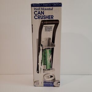 Progressive International Corp. Wall Mounted Can Crusher New In Box